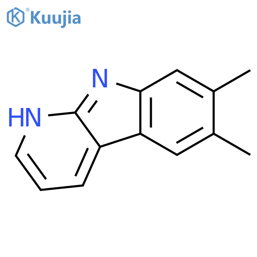 1H-PYRIDO[2,3-B]INDOLE, 6,7-DIMETHYL- structure