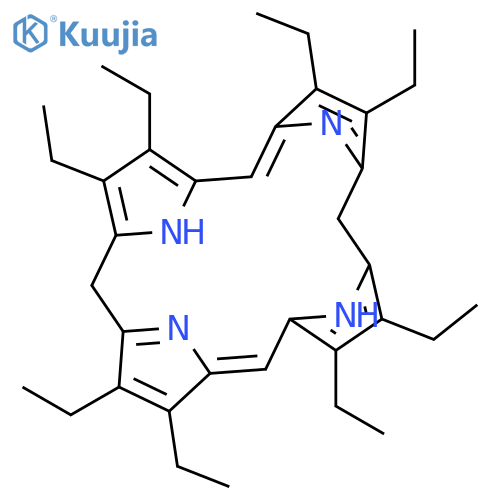 21H,23H-Porphine, 2,3,7,8,12,13,17,18-octaethyl-5,15-dihydro- structure
