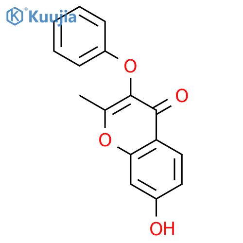 7-Hydroxy-2-methyl-3-phenoxy-4H-chromen-4-one structure