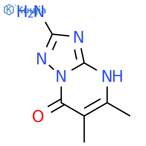 2-Amino-5,6-dimethyl1,2,4triazolo1,5-apyrimidin-7(4H)-one structure