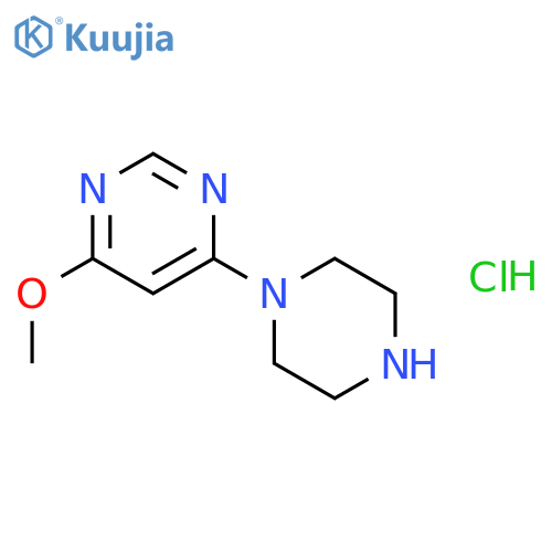 4-methoxy-6-(piperazin-1-yl)pyrimidine structure