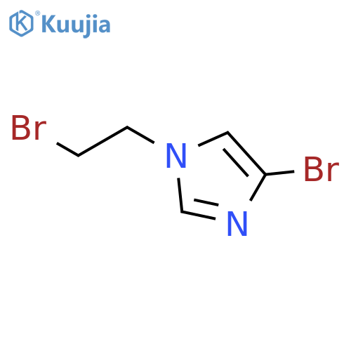 1H-IMIDAZOLE, 4-BROMO-1-(2-BROMOETHYL)- structure