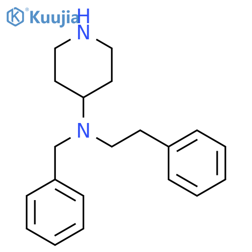 N-Benzyl-N-phenethylpiperidin-4-amine structure