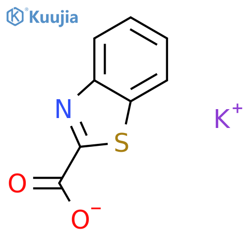 potassium 1,3-benzothiazole-2-carboxylate structure