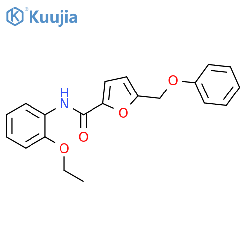 N-(2-ethoxyphenyl)-5-(phenoxymethyl)furan-2-carboxamide structure