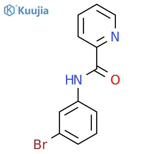N-(3-bromophenyl)pyridine-2-carboxamide structure