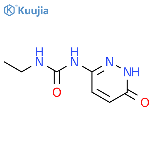 Urea, N-(1,6-dihydro-6-oxo-3-pyridazinyl)-N'-ethyl- structure