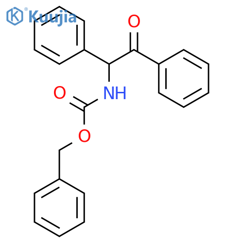 benzyl N-(2-oxo-1,2-diphenylethyl)carbamate structure