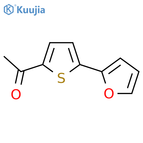 1-5-(furan-2-yl)thiophen-2-ylethan-1-one structure