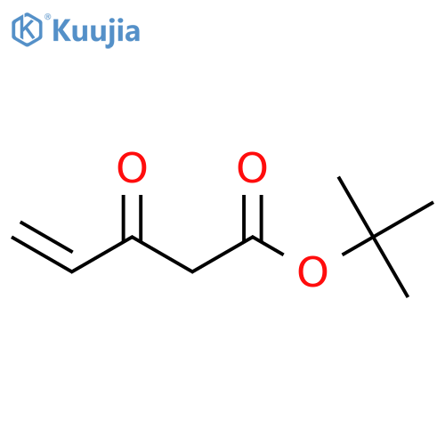 4-Pentenoic acid, 3-oxo-, 1,1-dimethylethyl ester structure