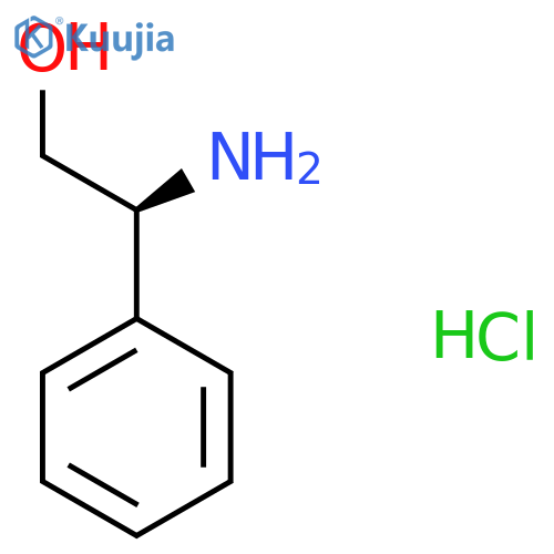 (S)-2-Amino-2-phenylethan-1-ol hydrochloride structure
