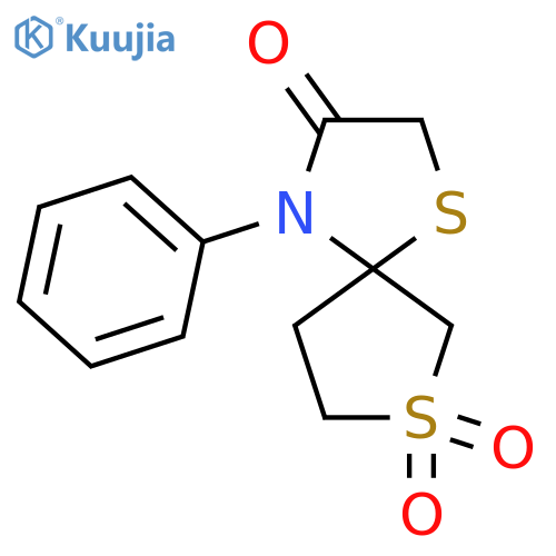 4-phenyl-1,7λ?-dithia-4-azaspiro[4.4]nonane-3,7,7-trione structure