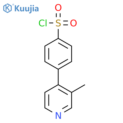 BENZENESULFONYL CHLORIDE, 4-(3-METHYL-4-PYRIDINYL)- structure