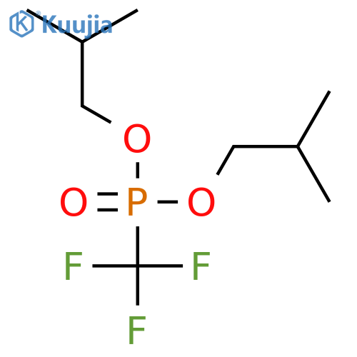 Phosphonic acid, (trifluoromethyl)-, bis(2-methylpropyl) ester structure