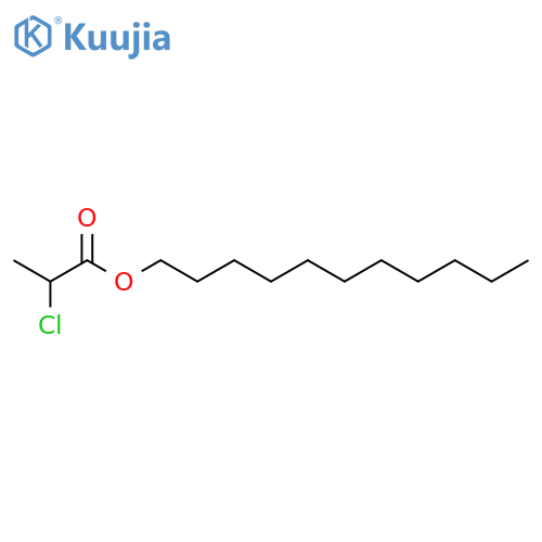 Propanoic acid, 2-chloro-, undecyl ester structure
