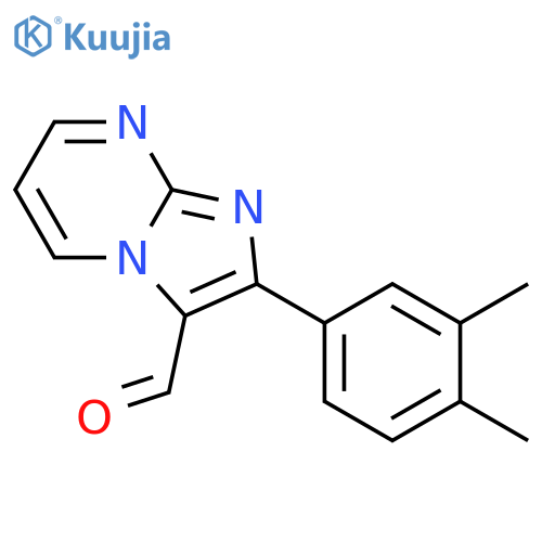 2-(3,4-Dimethylphenyl)Imidazo1,2-APyrimidine-3-Carbaldehyde structure