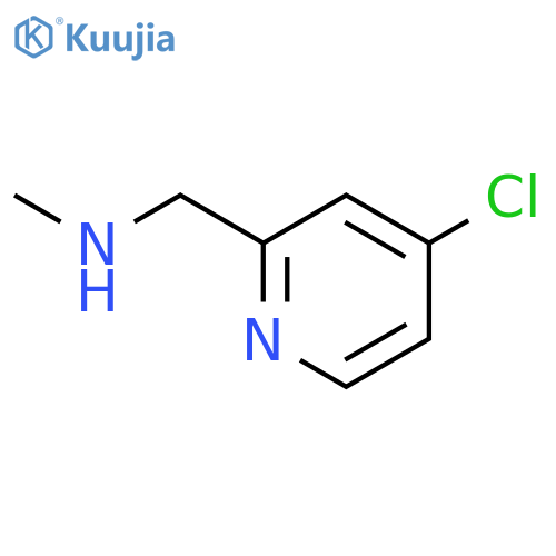 1-(4-Chloropyridin-2-YL)-N-methylmethanamine structure