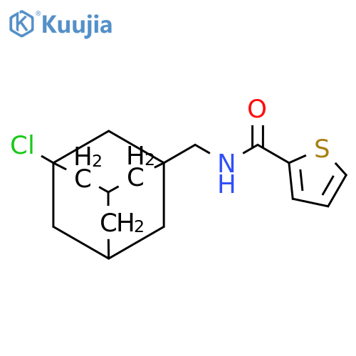 N-(3-chloroadamantan-1-yl)methylthiophene-2-carboxamide structure