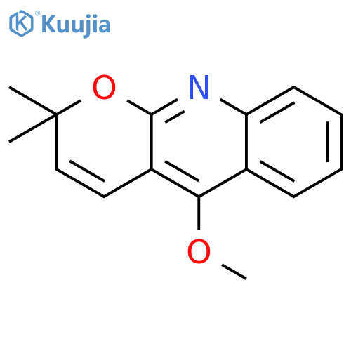 2H-Pyrano[2,3-b]quinoline, 5-methoxy-2,2-dimethyl- structure