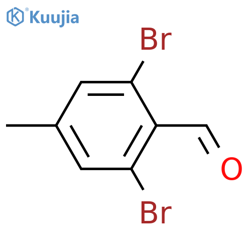 2,6-Dibromo-4-methylbenzaldehyde structure