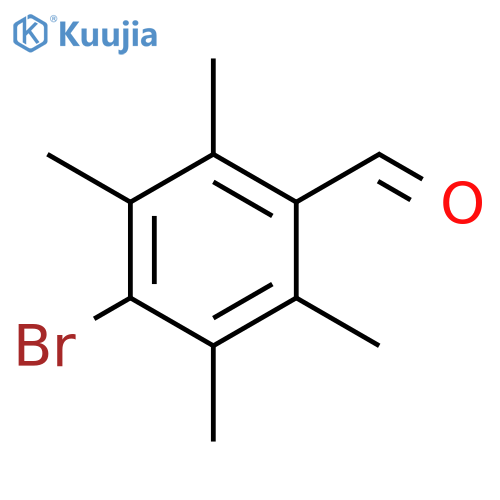 4-bromo-2,3,5,6-tetramethylbenzaldehyde structure