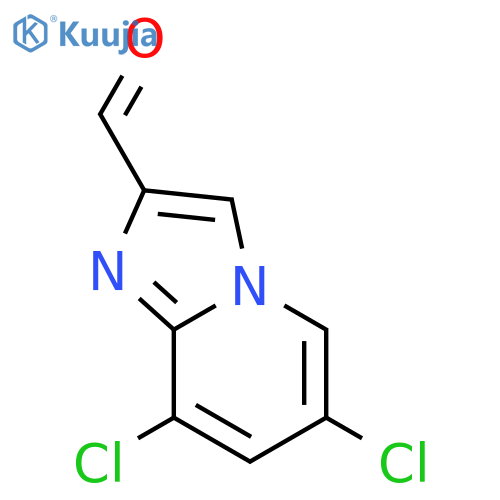 6,8-dichloroimidazo[1,2-a]pyridine-2-carbaldehyde structure
