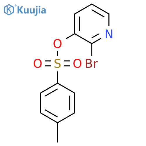 4-Methylbenzenesulfonic acid 2-bromo-3-pyridyl ester structure