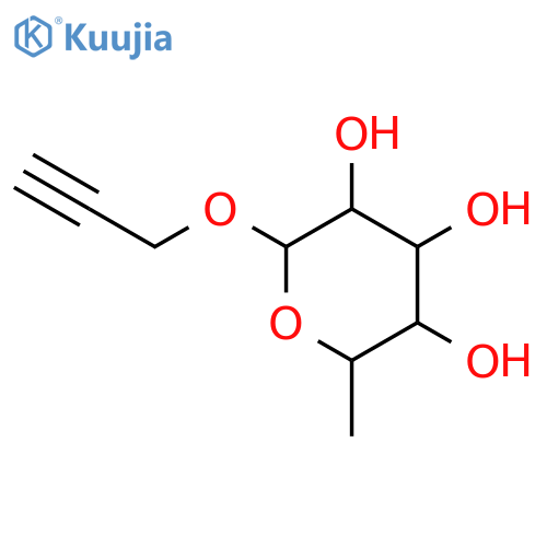 α-L-Galactopyranoside, 2-propyn-1-yl 6-deoxy- structure
