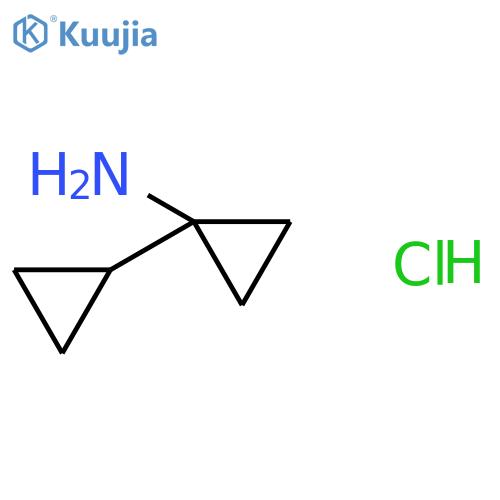 1,1'-bi(cyclopropane)-1-amine hydrochloride structure