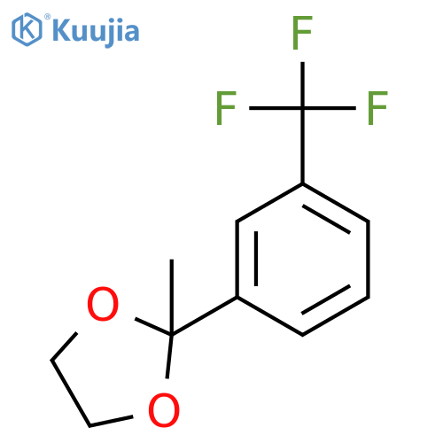 1,3-DIOXOLANE, 2-METHYL-2-[3-(TRIFLUOROMETHYL)PHENYL]- structure