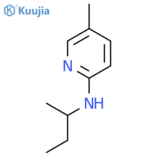 2-Pyridinamine, 5-methyl-N-(1-methylpropyl)- structure