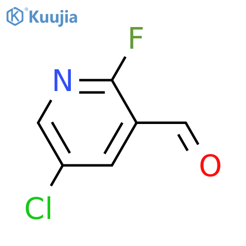 5-Chloro-2-fluoronicotinaldehyde structure