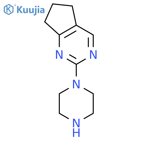 6,7-dihydro-2-(1-piperazinyl)-5H-Cyclopentapyrimidine structure