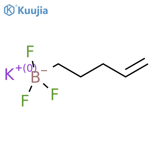 Potassium trifluoro(pent-4-en-1-yl)borare structure