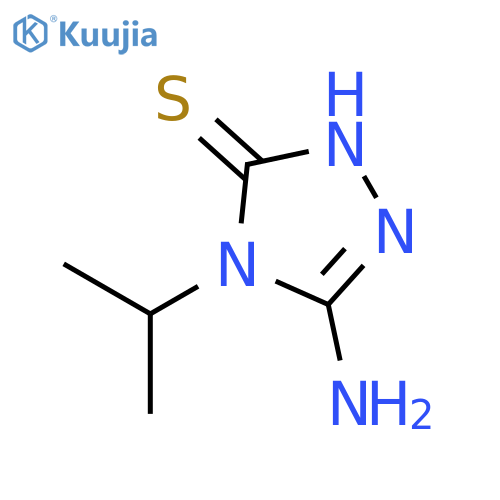 3H-1,2,4-Triazole-3-thione, 5-amino-2,4-dihydro-4-(1-methylethyl)- structure