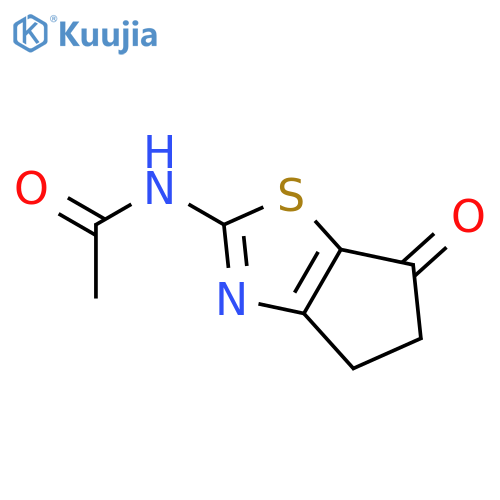 Acetamide, N-(5,6-dihydro-6-oxo-4H-cyclopentathiazol-2-yl)- structure