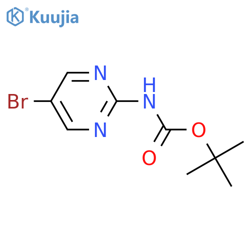 2-(N-BOC-Amino)-5-bromopyrimidine structure