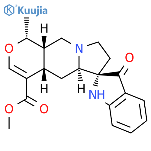 Spiro[2H-indole-2,6'(4'aH)-[1H]pyrano[3,4-f]indolizine]-4'-carboxylic acid, 1,3,5',5'a,7',8',10',10'a-octahydro-1'-methyl-3-oxo-, methyl ester, (1'R,2S,4'aS,5'aR,10'aS)- (9CI) structure
