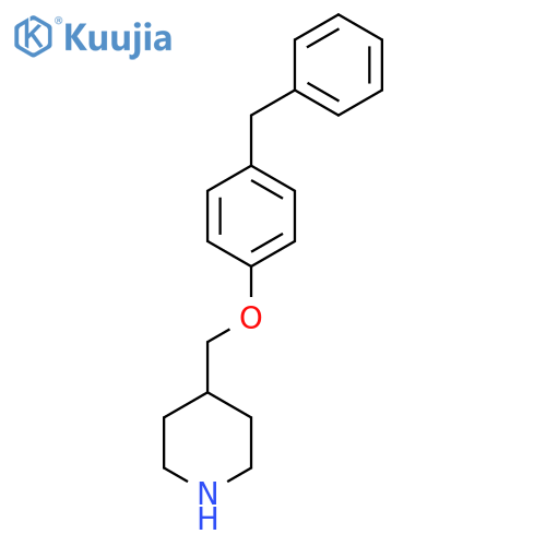 4-(4-Benzylphenoxy)methylpiperidine structure