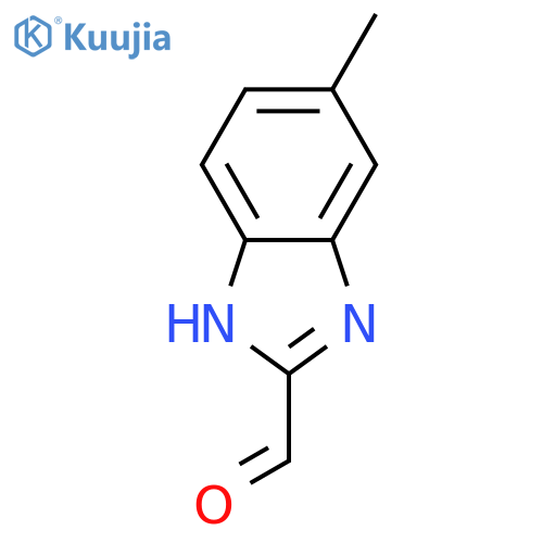 5-methyl-1H-1,3-benzodiazole-2-carbaldehyde structure