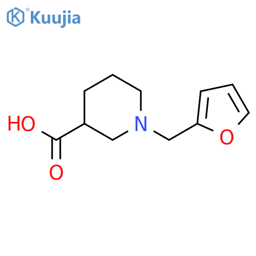1-(2-Furylmethyl)-3-piperidinecarboxylic Acid Hydrochloride structure