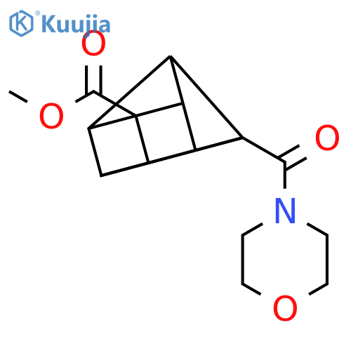 METHYL 4-(MORPHOLINOCARBONYL)CUBANECARBOXYLATE structure