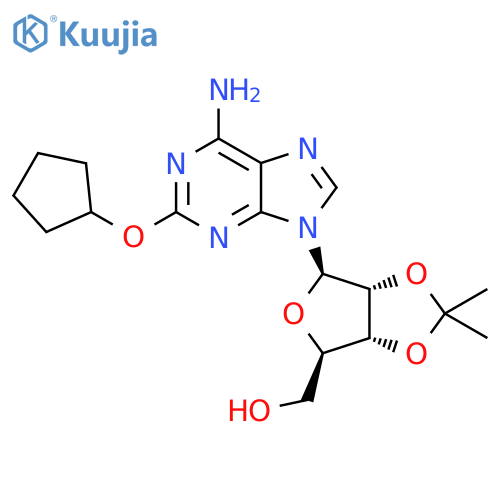 Adenosine, 2-(cyclopentyloxy)-2',3'-O-(1-methylethylidene)- structure
