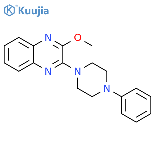 2-methoxy-3-(4-phenylpiperazin-1-yl)quinoxaline structure
