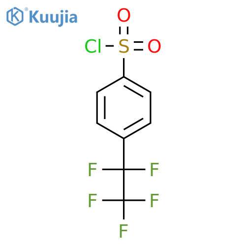 4-(pentafluoroethyl)benzene-1-sulfonyl chloride structure