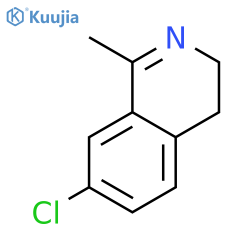 7-chloro-3,4-dihydro-1-methyl-Isoquinoline structure