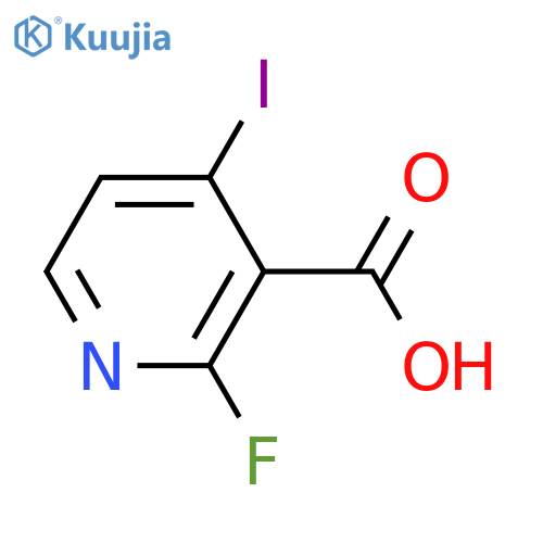 2-fluoro-4-iodopyridine-3-carboxylic acid structure