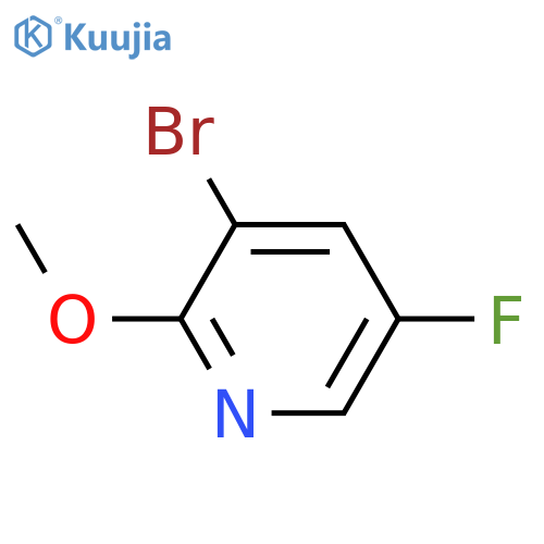 3-Bromo-5-fluoro-2-methoxypyridine structure