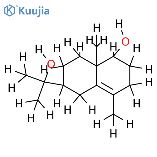 4-eudesmene-1beta,11-diol structure
