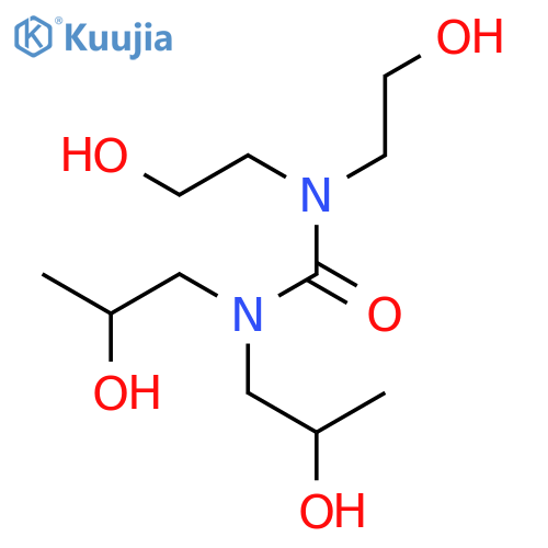 Urea, N,N-bis(2-hydroxyethyl)-N',N'-bis(2-hydroxypropyl)- structure
